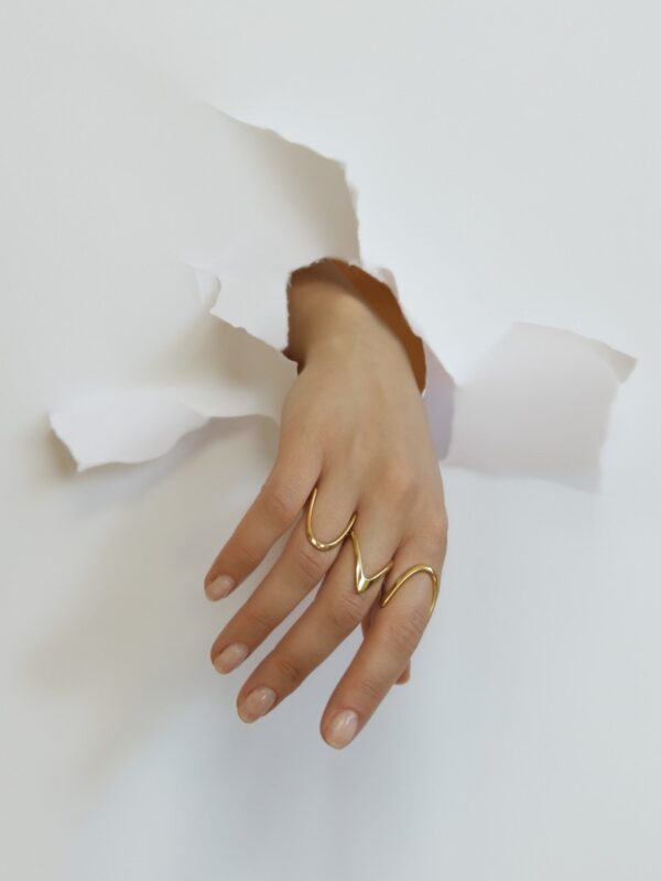 SEMAN - 18 K Gold plated minimalist ring - Image 4