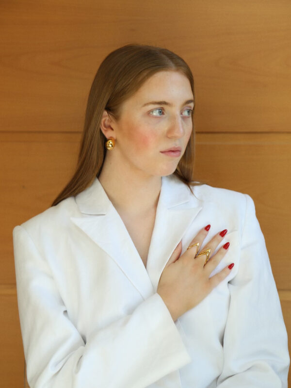 SEMAN - 18 K Gold plated minimalist ring - Image 3