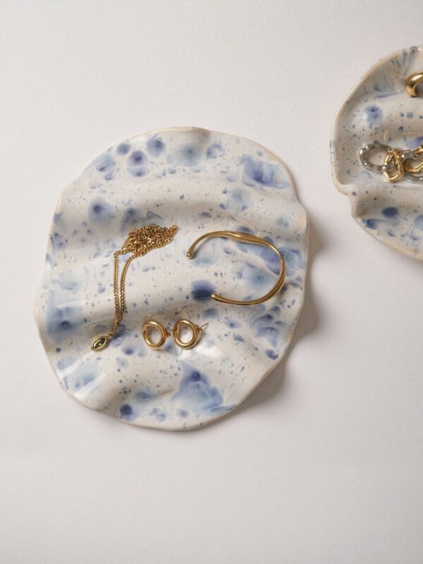 Dhé x Bannu - Dallgë Jewelry Holder - Blue Big - Image 2