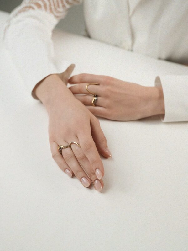 SEMAN TRIO - 18 K Gold plated minimalist rings - Image 7