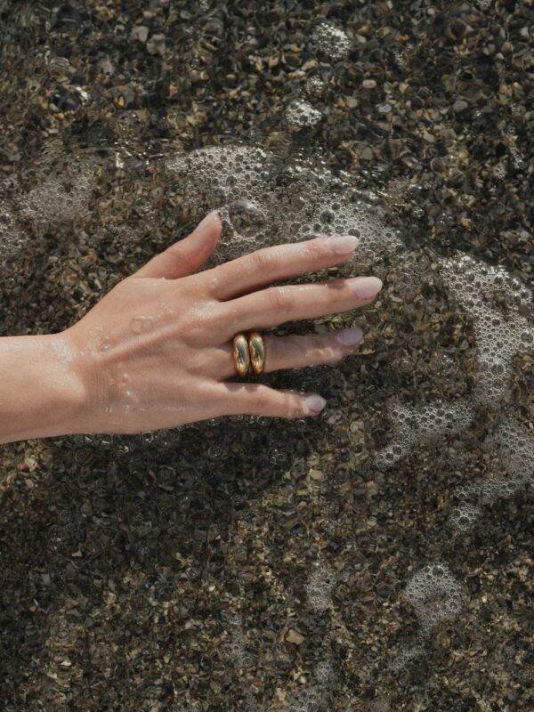Ujman - 18 k gold plated ring - Image 4