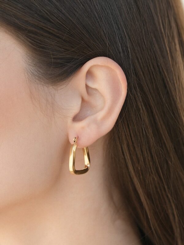 Jala - 18 k gold plated earrings
