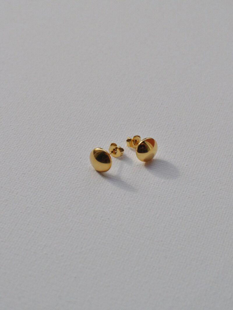 Erzeni large - 18 k gold plated earrings 