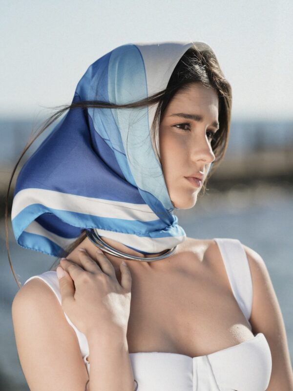 NUR x BANNU Silk Scarf - Image 7