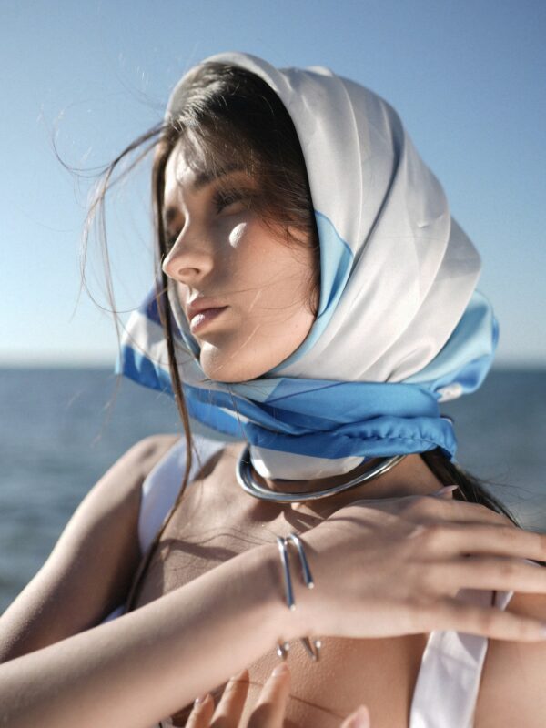 NUR x BANNU Silk Scarf - Image 5