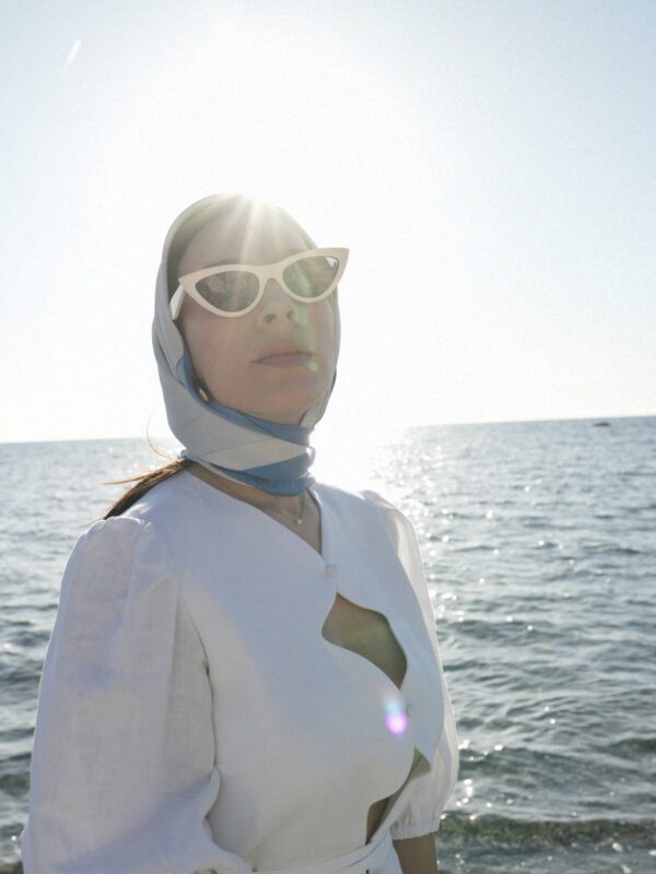 NUR x BANNU Silk Scarf - Image 6