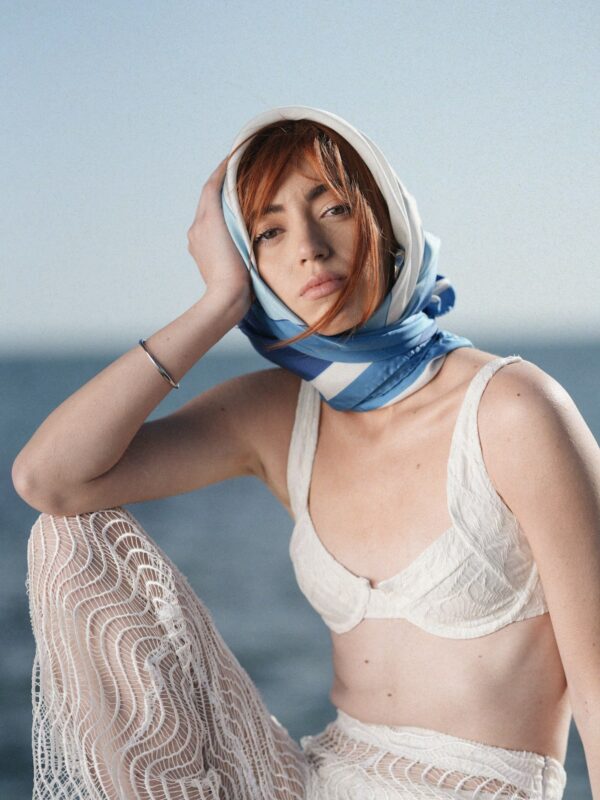 NUR x BANNU Silk Scarf - Image 4